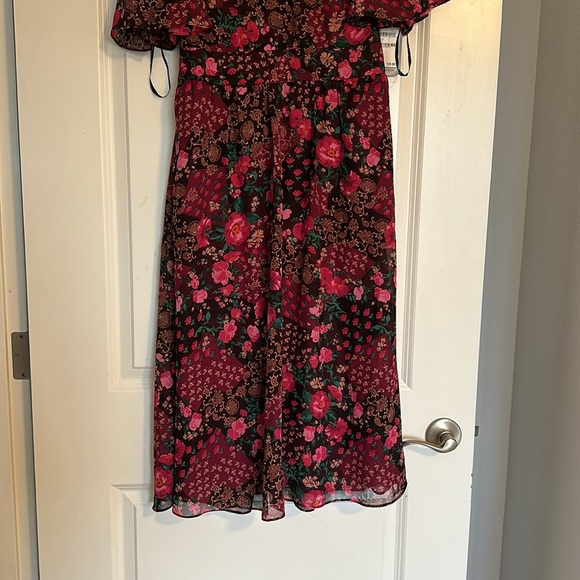 Julia Jordan Floral Midi Dress - Size 2 - Picture 4 of 9